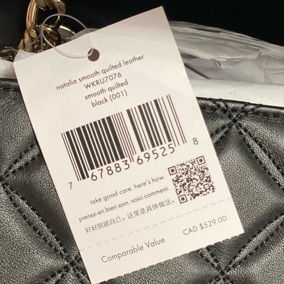 Kate Spade Natalia Medium Flap Shoulder Bag - Black - Picture 8 of 8